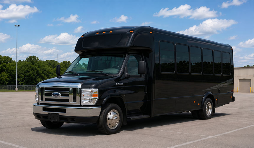 20-passenger minibus for charter in Clearwater, FL