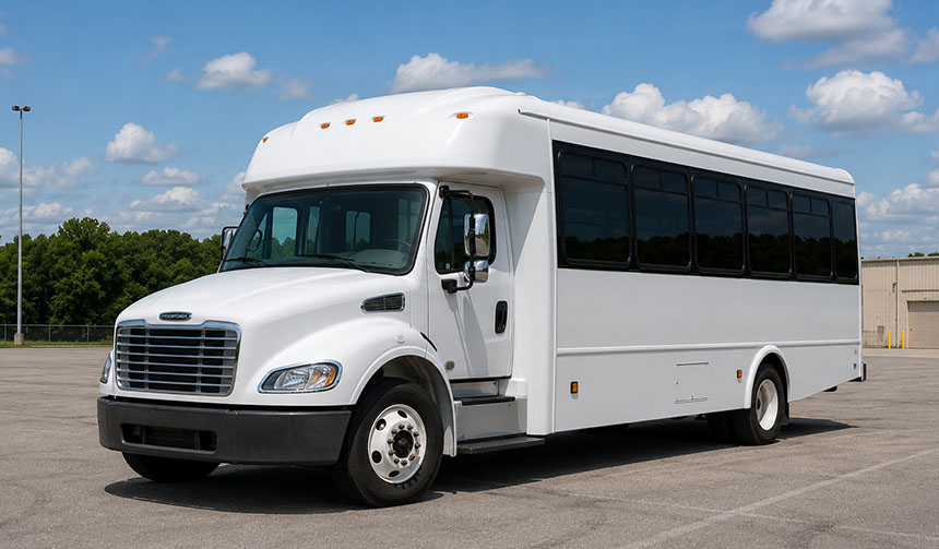 25-passenger minibus for charter in Clearwater, FL