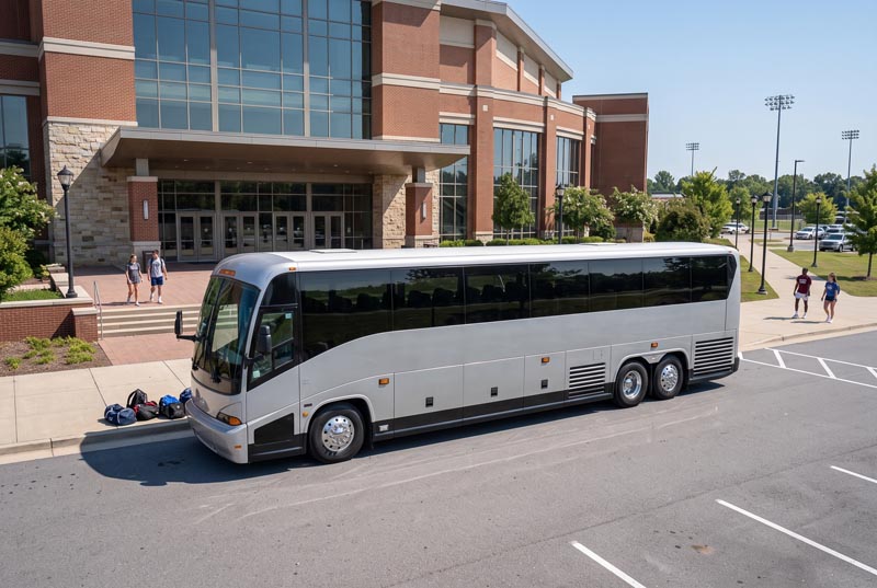 Sports Team Charter Bus Rentals in Clearwater, FL